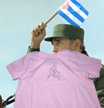 Fidel Castro Minimalistic One Line Embroidered T-shirt - 3SJ Shop