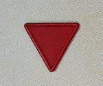 Palestinian Resistance Symbol Red Triangle Patch