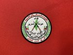 PFLP-GC patch, Popular Front for the Liberation of Palestine - General Command, Palestinian militant patch, resistance emblem, collector’s item, reenactor patch, archivist patch, historian patch, Palestinian flag, crossed rifles, embroidered patch, military insignia, الجبهة الشعبية لتحرير فلسطين – القيادة العامة, شعار المقاومة, رقعة تطريز, علم فلسطين, بنادق متقاطعة, شارة عسكرية, قطعة لهواة الجمع, شارة تمثيلية, شارة للأرشيفيين, شارة للمؤرخين