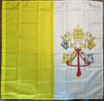 Vatican flag, папский флаг, bandera del Vaticano, Papstflagge, религиозный флаг, католическая символика, Vatican City banner, флаг Ватикана, bandera papal, Holy See flag, papal state flag, флаг Святого Престола, bandera de la Santa Sede, Catholic Church symbol, Vatican ceremonial flag, знамя Ватикана, papal tiara and keys, emblema del Vaticano, символ католической церкви, flag of the Pope, Papstbanner, Vatican City replica flag, religious event flag, polyester papal flag, флаг католической церкви, bandera del Papa, Holy See replica, Vatican decor flag, church display flag, Vatican outdoor flag, ceremonial church banner, Vatican memorabilia, flag for religious collections.