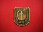Kalmius patch, Kalmius brigade, Kalmius battalion, Kalmius DNR, Kalmius Donetsk, Donetsk People’s Republic patch, DNR patch, DNR special unit, Donetsk military patch, pro-Russian militia patch, separatist patch, Eastern Ukraine war patch, artillery brigade patch, Russian volunteer patch, Russian military patch, Wagner patch, PMC patch, militia insignia, military collectibles, tactical patch, embroidered patch, military memorabilia, historical patch, replica patch, tactical gear, army patch, for sale, buy online, collector’s patch, rare patch, war patch, military surplus, military gift, Russian army, Ukraine conflict, custom patch, Velcro patch, sew-on patch, iron-on patch.