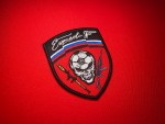 Espanola Brigade, 88th Reconnaissance and Sabotage Brigade, PMC Redut, Russian PMC patch, Russian military patch, GRU patch, Russian special forces, Russian spetsnaz patch, football ultras patch, soccer hooligan patch, football hooligan patch, Russian hooligan patch, soccer skull patch, football skull patch, skull soccer ball patch, Espanola skull patch, RPG patch, assault rifle patch, AK patch, Russian tricolor patch, war patch, combat patch, military insignia, tactical patch, embroidered military patch, collectible military patch, reproduction patch, Russian PMC insignia, PMC Redut insignia, Russian ultras, Russian fan fighters, Russian military collectors, Espanola insignia, 88th Brigade insignia, Espanola patch Russia, PMC patch Russia, футболка Эспаньола, нашивка Эспаньола, нашивка 88-я бригада, нашивка ПМЦ Редут, российская нашивка, военная нашивка, спецназ нашивка, PMC Redut parche, parche militar ruso, parche PMC ruso, parche grupo militar, parche calavera fútbol, parche calavera balón, parche rifle ruso, parche RPG ruso, parche táctica, parche bordado militar, insignia militar rusa, parche colección militar