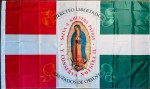 Cristero War flag, Ejercito Libertador flag, Cruzados de Oriente flag, Our Lady of Guadalupe flag, Virgen de Guadalupe bandera, Mexican Catholic flag, Cristero rebels flag, Catholic resistance flag, Mexican historical flag, bandera histórica de México, bandera Cristera, Ejército Cristero, Cruzada Cristera, Virgen de Guadalupe bandera religiosa, bandera católica mexicana, Mexican religious flag, Cristeros memorabilia, Catholic militia flag, bandera devocional mexicana, Cristero reproduction flag