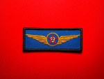 DPRK Air Force Pilot Qualification Wing – Class II (2nd Class) – 3.75 x 1.5 in