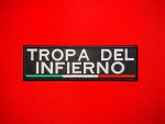 Tropa del Infierno Mexican Tricolor Patch – 9 × 2.8 Inches