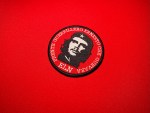 Embroidered 3.5-inch reproduction patch of the ELN Frente Guerrillero Ernesto Che Guevara featuring Che Guevara’s portrait on a red circular background.